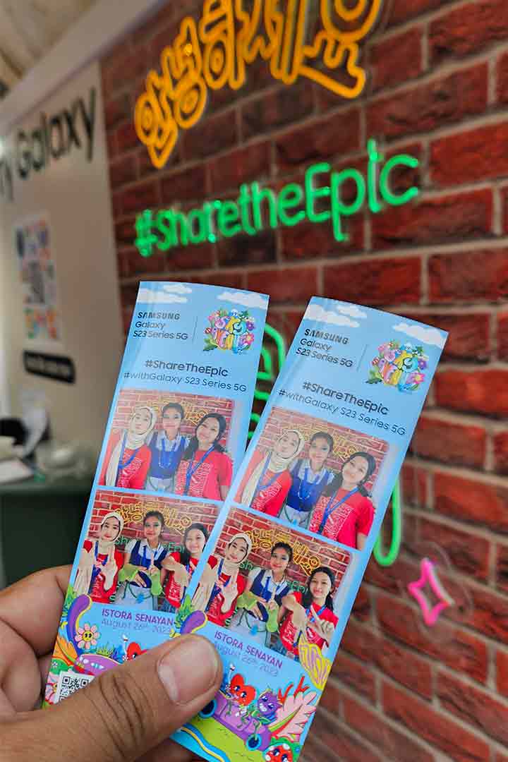 Photo strip event 3 pose foto