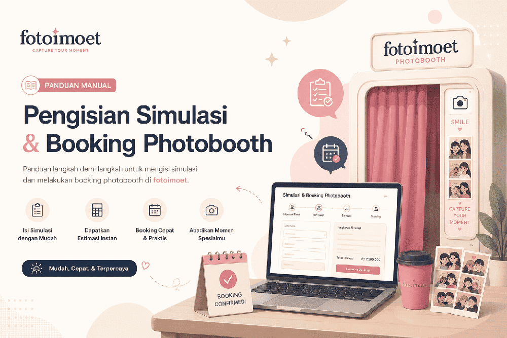 Cara Pengisian Form Booking Photobooth Fotoimoet